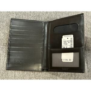 Jos A. Bank Men's Black Leather Wallet NIB